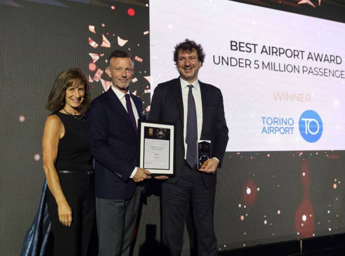 L'aeroporto Torino Caselle è il miglior scalo europeo della sua categoria. Primo premio agli Aci Europe Best Awards